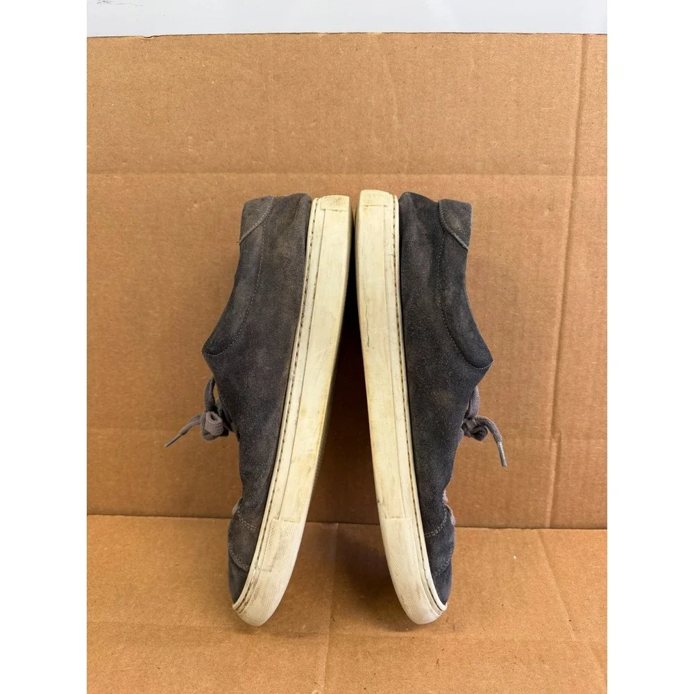 Myrqvist Oaxen Suede Leather Low Top Sneakers Dark Grey Men's Size 45 EU